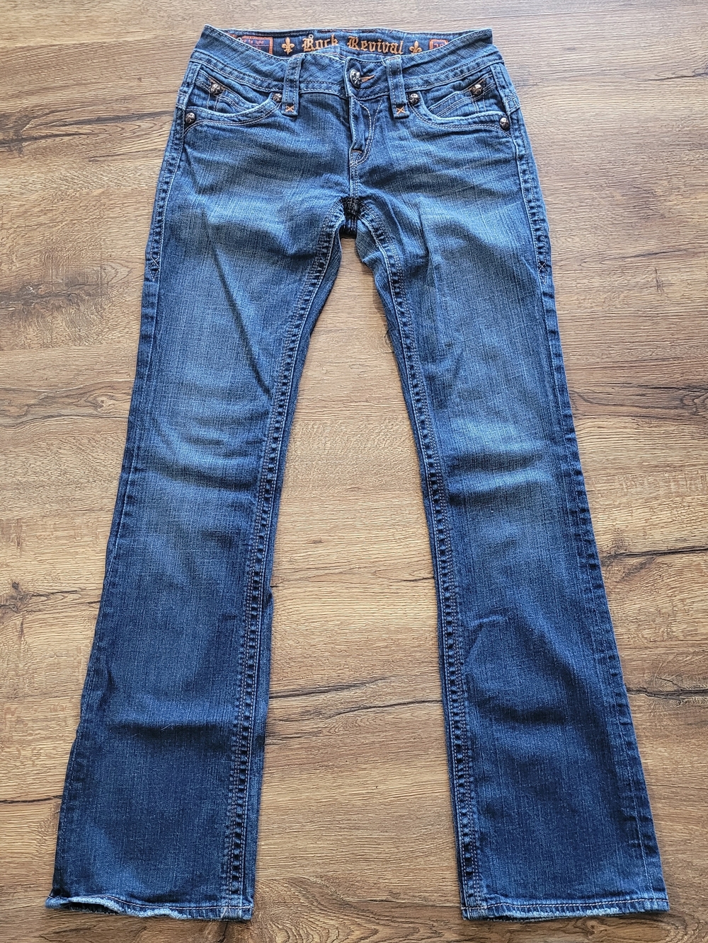 Rock Revival Women's Dark Blue Bootcut Jeans